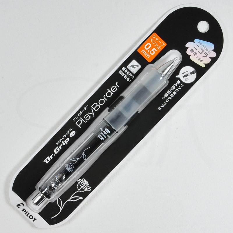 Nicola x Dr. Grip CL Play Border Mechanical Pencil Rose 4902505640902